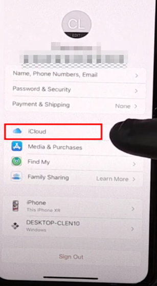 Disable and Re-Enable iCloud Contacts Sync