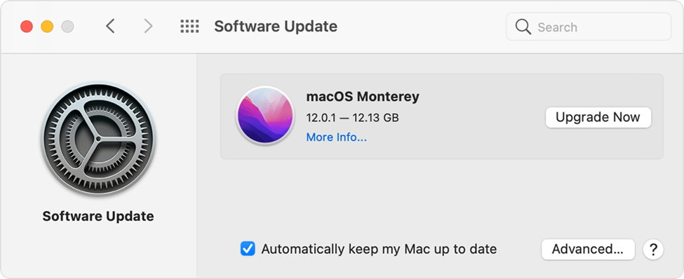 Updating the Mac Operating System