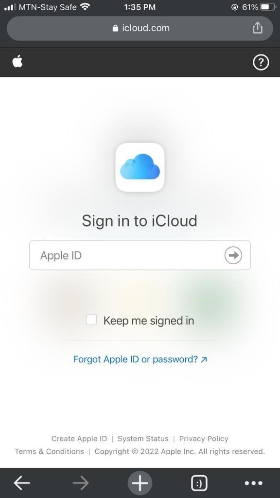 Recovery from iCloud