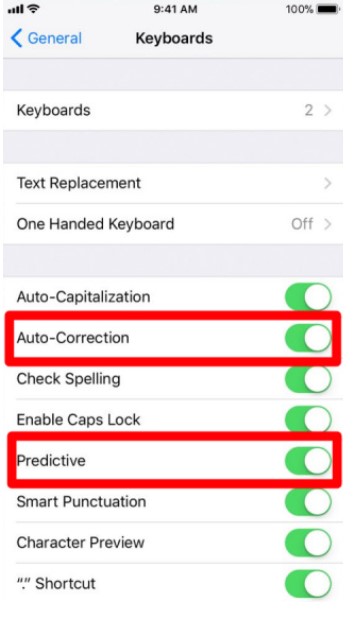 How to Disable Keyword Features on iPhone?