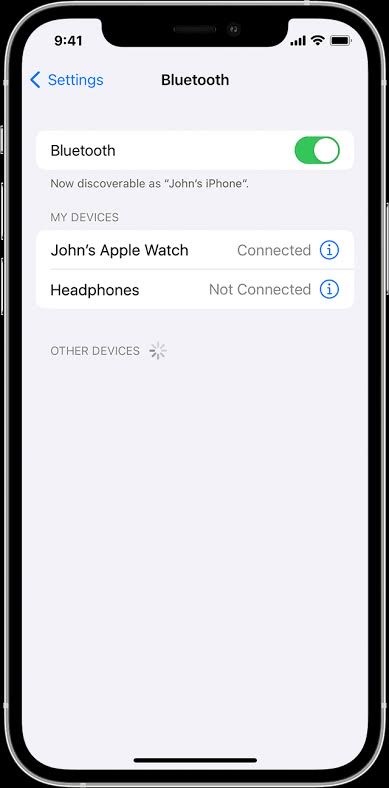 play music from your iPhone via Bluetooth