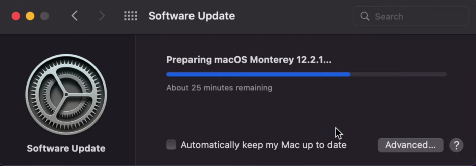 MacBook is not Up to Date