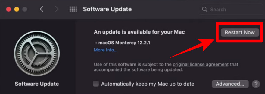 MacBook is not Up to Date