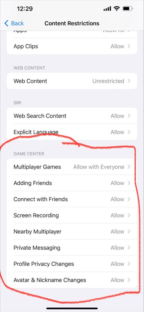 How to Restrict Game Center for Parental Controls