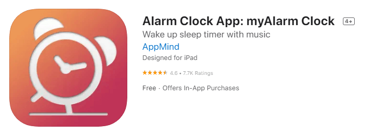 Alarm Clock App - myAlarm Clock For iPhone