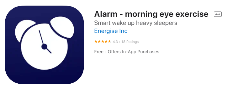 Alarm – Morning Eye Exercise For iPhone