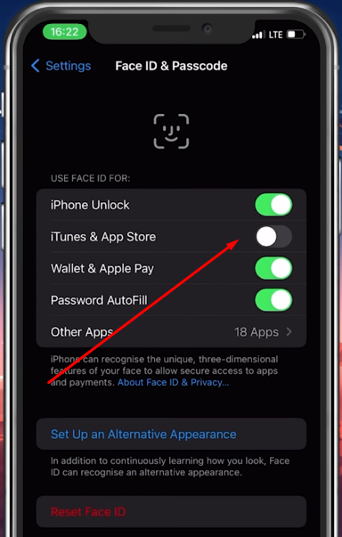 Check to See If Face ID Is Enabled