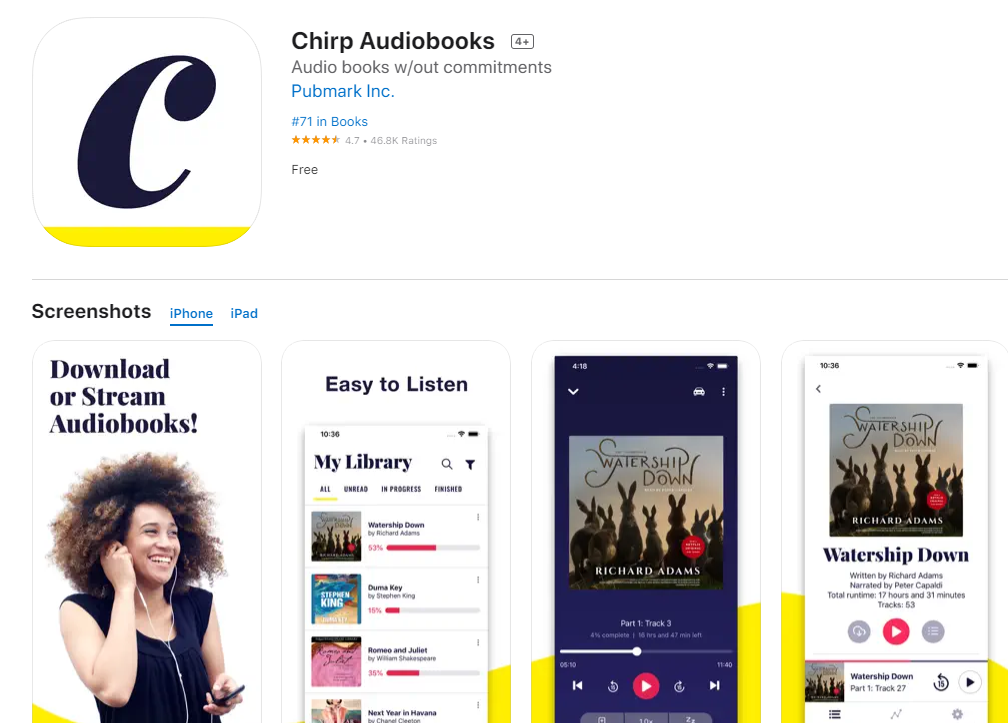 Chirp Audiobooks