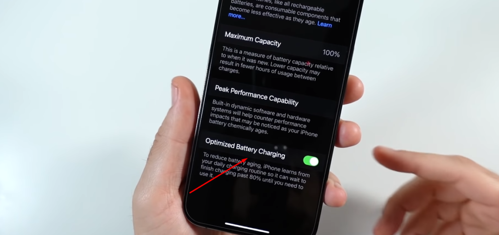 iPhone Optimized Battery Charging