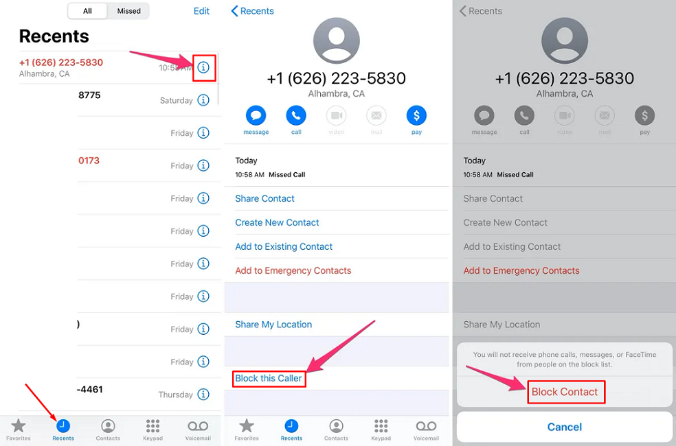 How To Block Any Phone Number In iPhone