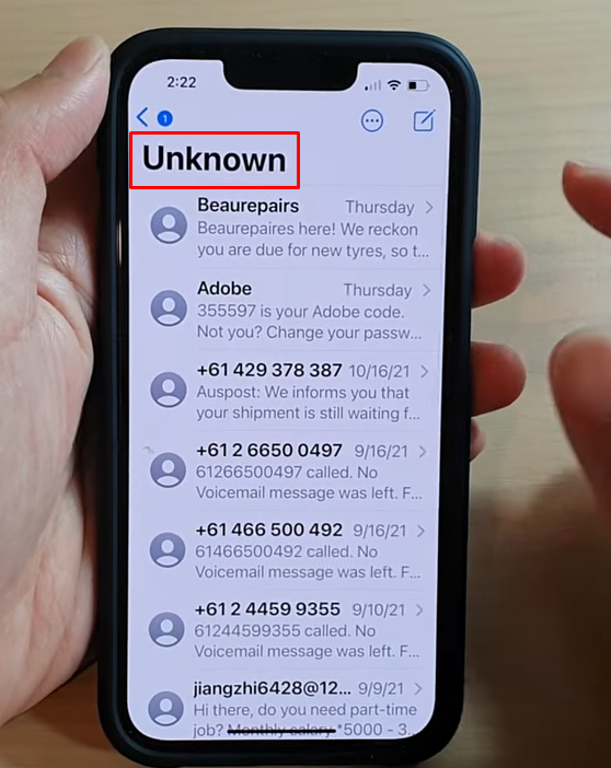 How to Block Text Messages from a Particular Unknown Number