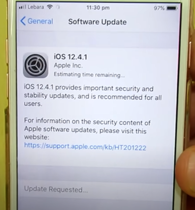 Look For softwear Updates your iphone