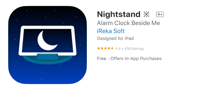 Nightstand Alarm Clock for iPhone