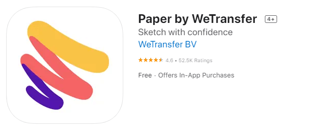 Paper By WeTransfer for iphone