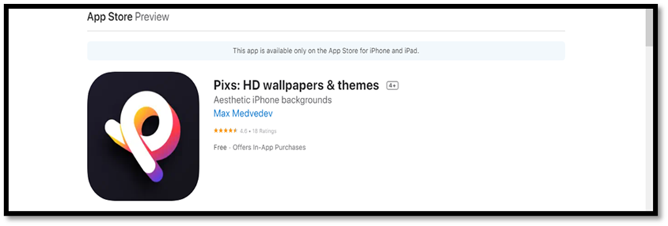 Pixs: HD wallpapers & themes for iphone