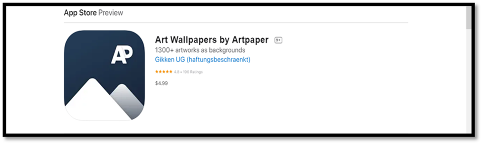 Art wallpapers by Art paper:  Free iPhone Wallpaper app