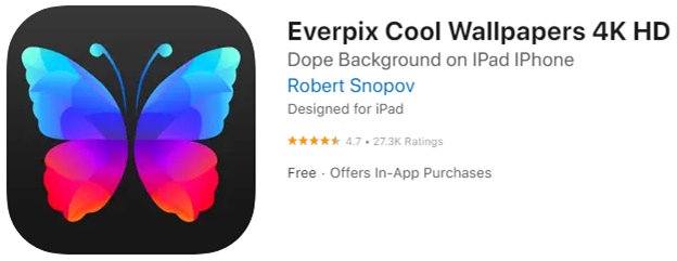 Everpix Cool iPhone Wallpapers app