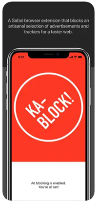 Ka-Block ad blocker for iphone