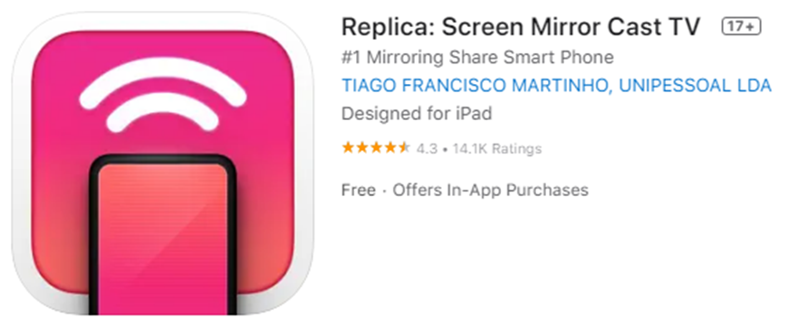 Replica: iPhones and iPad Mirror Apps