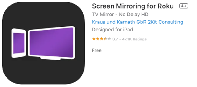 Screen Mirroring for Roku: iPhones and iPad Mirror Apps