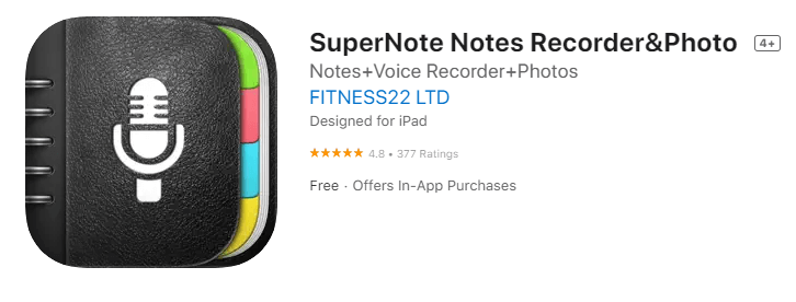 SuperNotes for iphone