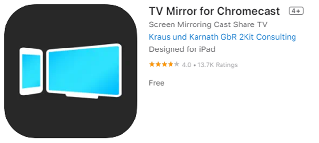 TV Mirror for Chromecast for iPhone