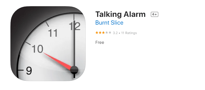 Talking Alarm – Alarm Clock for iPhone