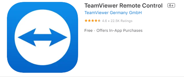 TeamViewer Remote Control: free apps to mirror your iPhone screen