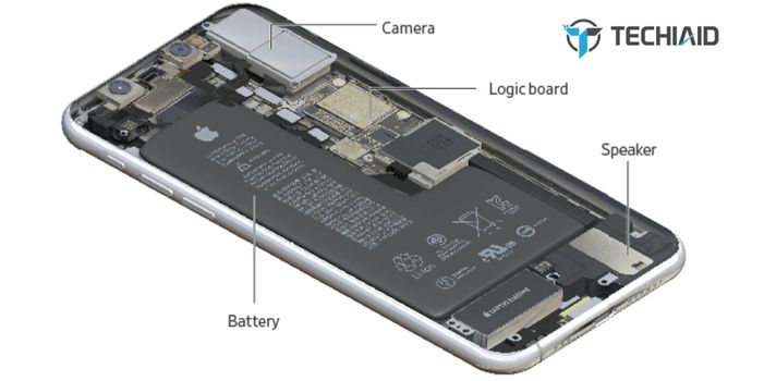 How To Fix An iPhone Not Charging: the battery is located right there