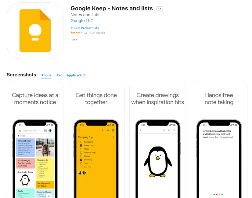 Google Keep