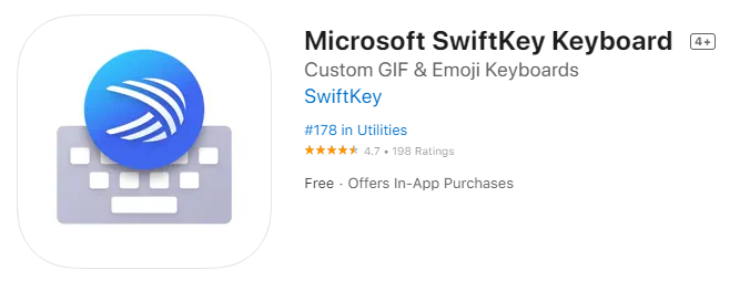 Microsoft SwiftKey for iphone