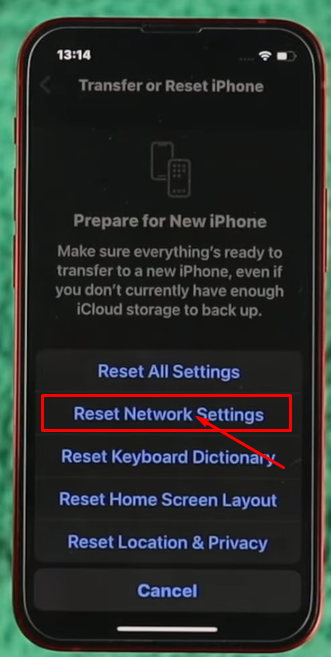 Reset Network Settings