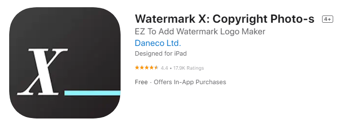 Watermark X for iphone