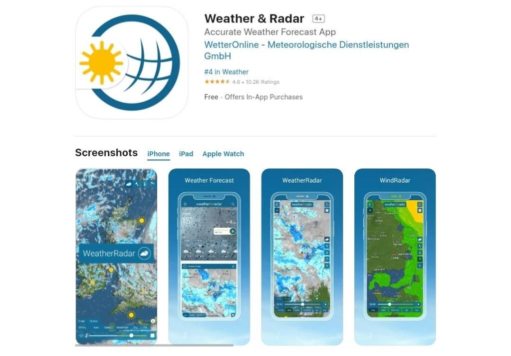  Weather Radar: Weather Apps For iPhone