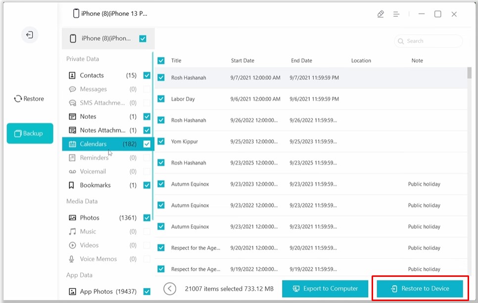  Restore Backup Using a Third-Party App