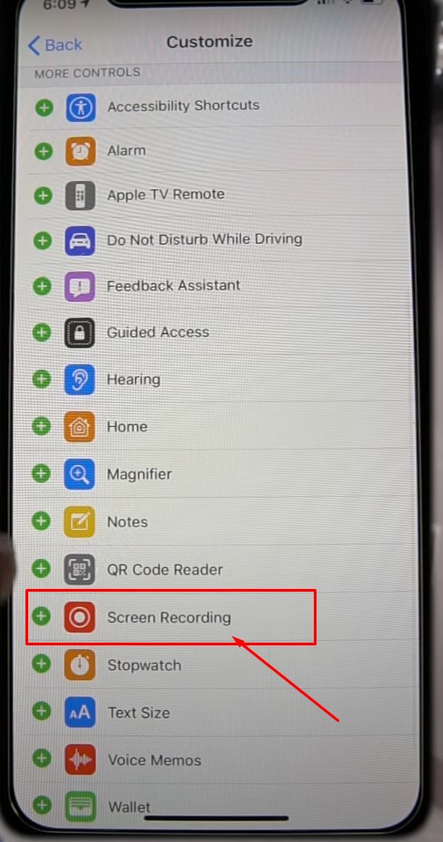 Enable Screen Record