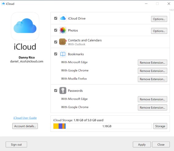 Using iCloud