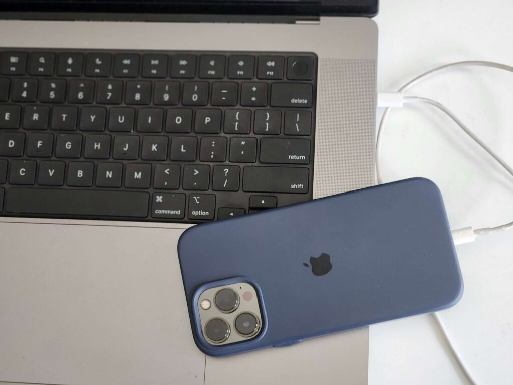 Connect your iPhone to your computer