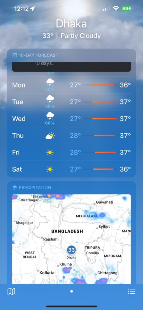 Adding a City to the Weather App