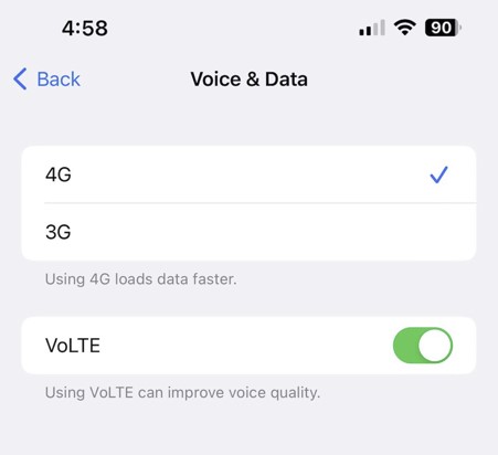 4G is “on” by default