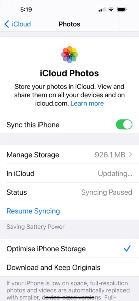 iCloud Photos