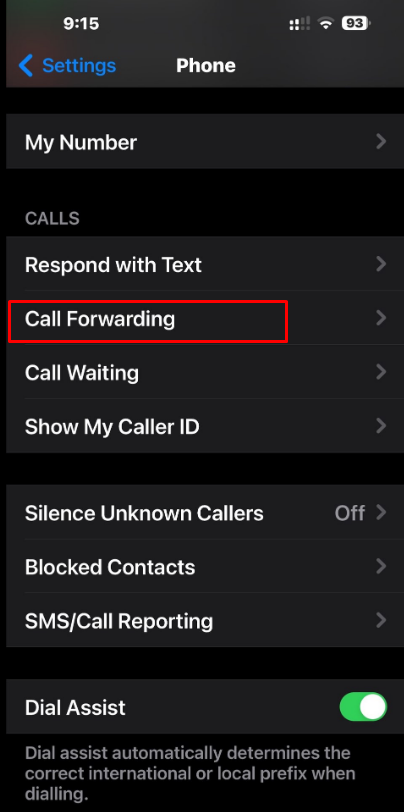 Call Forward