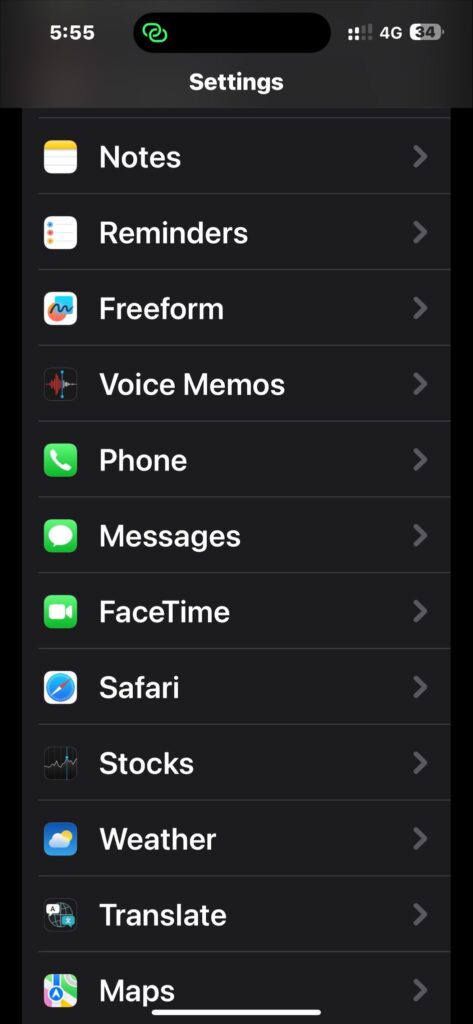 Open Settings and tap Messages