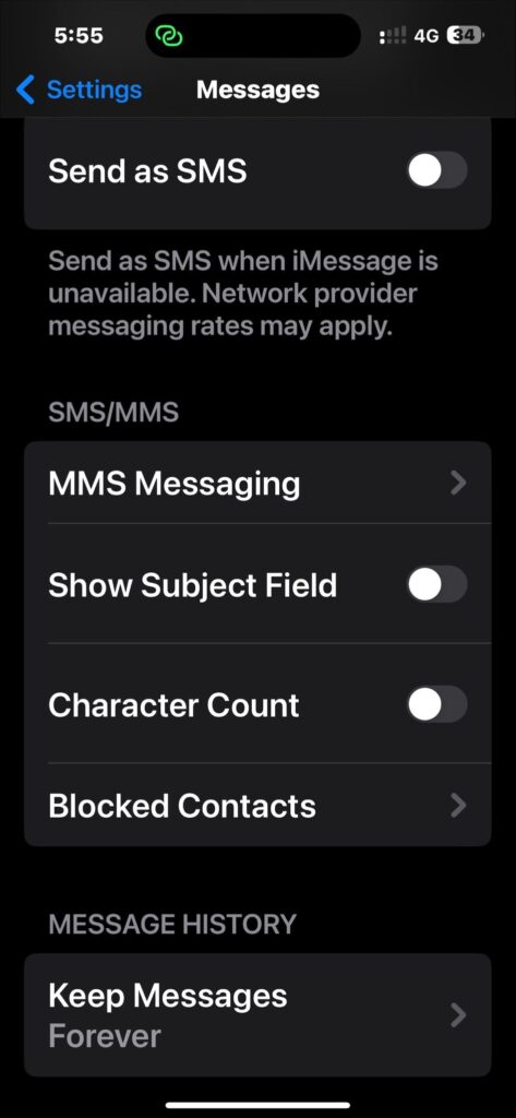 find Blocked Contacts, and tap it